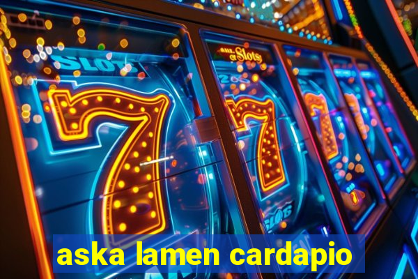 aska lamen cardapio